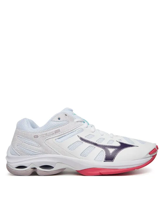 Mizuno Παπούτσια Σάλας Wave Voltage 2 V1GC2460 Λευκό