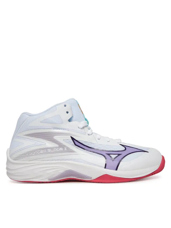 Mizuno Παπούτσια Σάλας Hunder Blade Z Mid V1GC2375 Λευκό