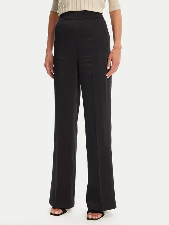 Morgan Παντελόνι Palazzo · Μαύρο · Regular Fit