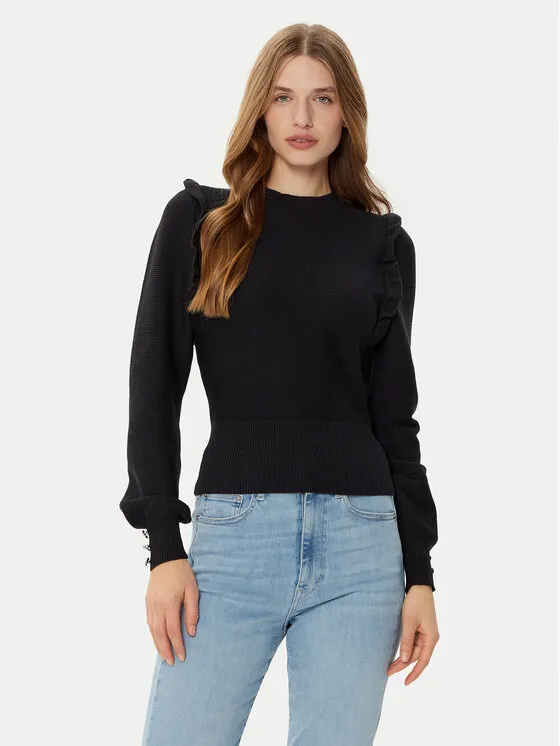 Πουλόβερ · Μαύρο · Slim Fit