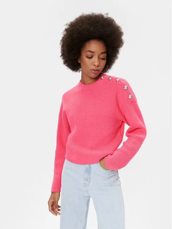 Morgan Πουλόβερ · Ροζ · Regular Fit