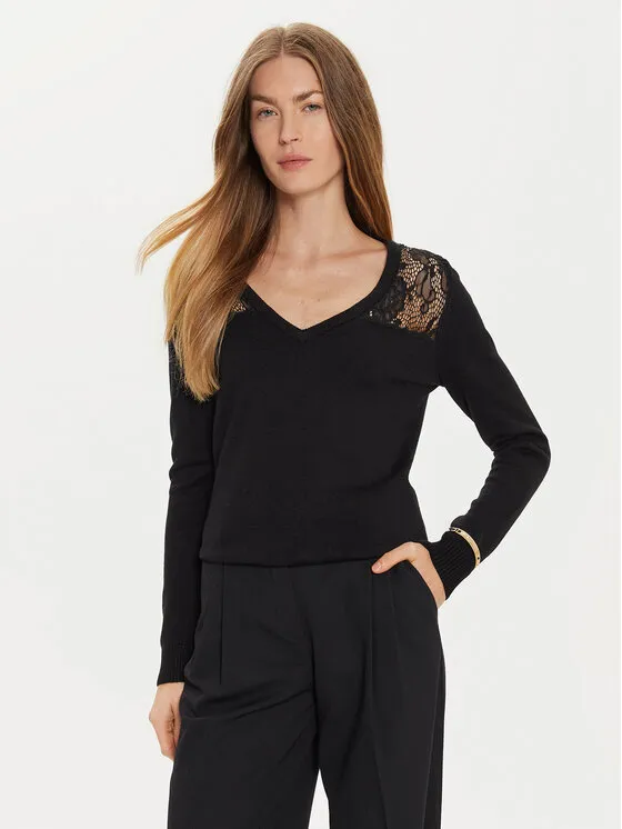 Morgan Πουλόβερ · Μαύρο · Regular Fit