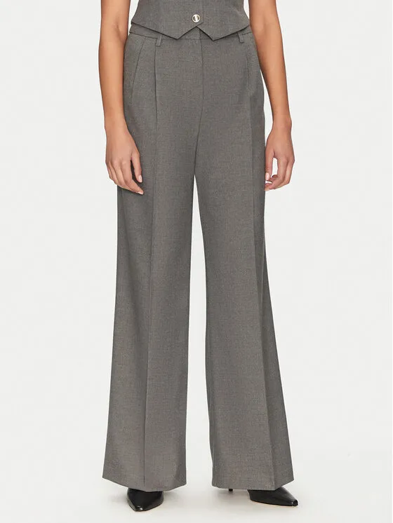 Morgan Παντελόνι Palazzo · Γκρι · Regular Fit