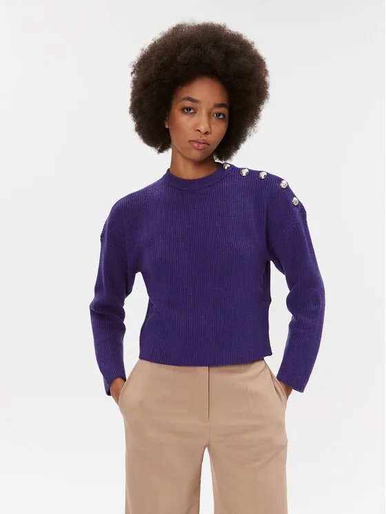 Morgan Πουλόβερ · Μωβ · Regular Fit