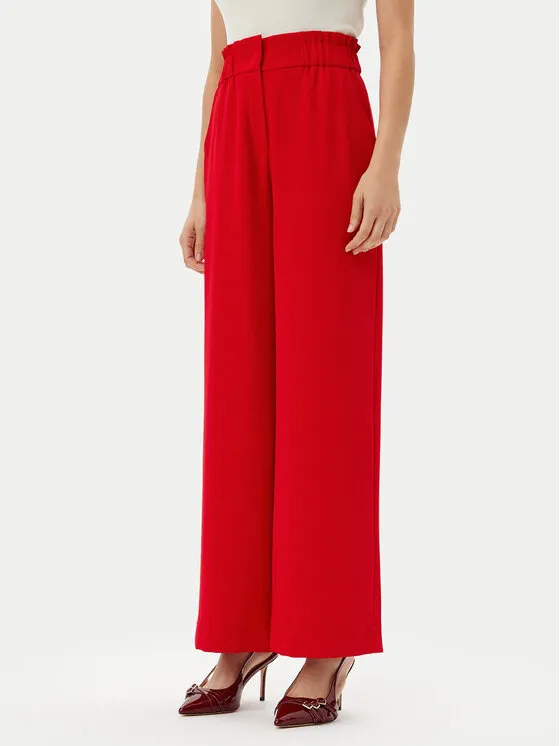 Morgan Παντελόνι Palazzo · Κόκκινο · Regular Fit