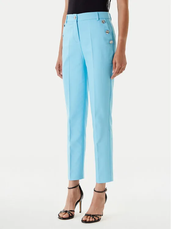 Morgan Παντελόνι chino · Τυρκουάζ · Slim Fit