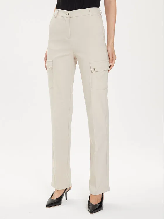 Morgan Παντελόνι υφασμάτινο · Μπεζ · Slim Fit