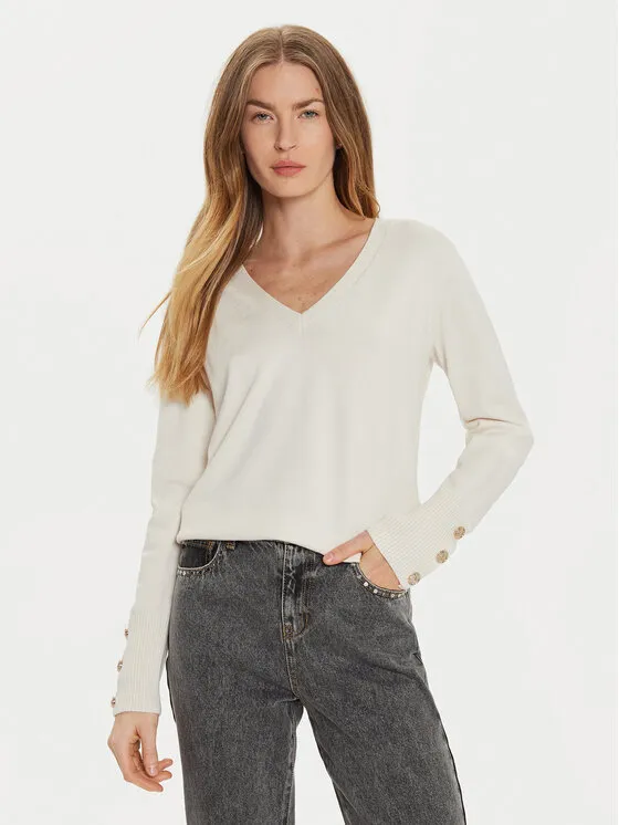 Morgan Πουλόβερ · Εκρού · Regular Fit