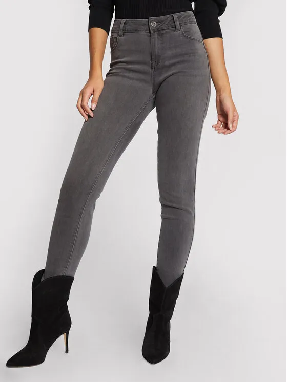 Morgan Τζιν · Γκρι · Slim Fit