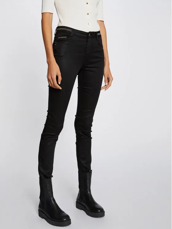 Παντελόνι υφασμάτινο · Μαύρο · Slim Fit
