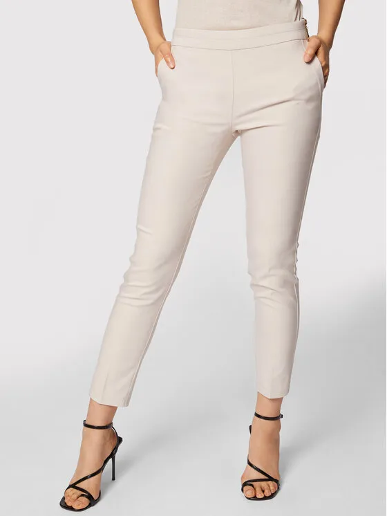 Morgan Παντελόνι υφασμάτινο · Μπεζ · Slim Fit