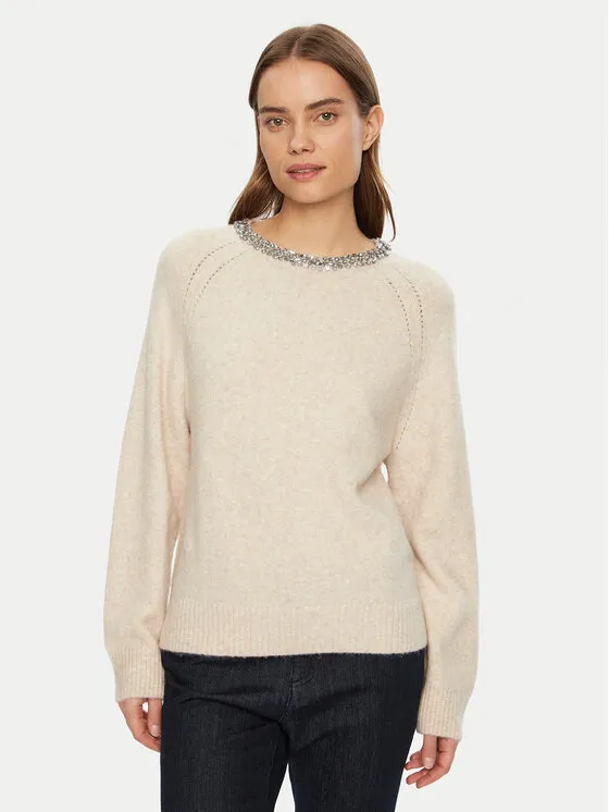 Πουλόβερ · Μπεζ · Regular Fit