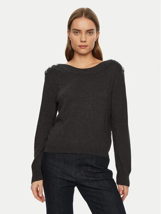 Πουλόβερ · Γκρι · Regular Fit