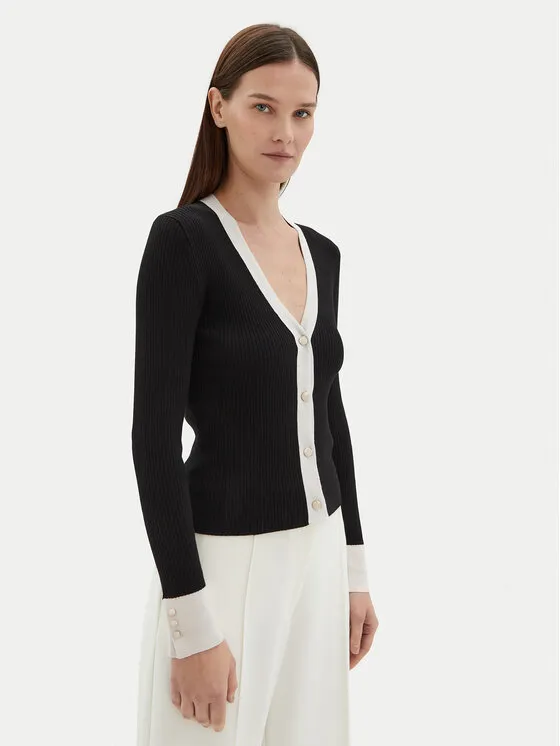 Motivi Ζακέτα · Μαύρο · Slim Fit