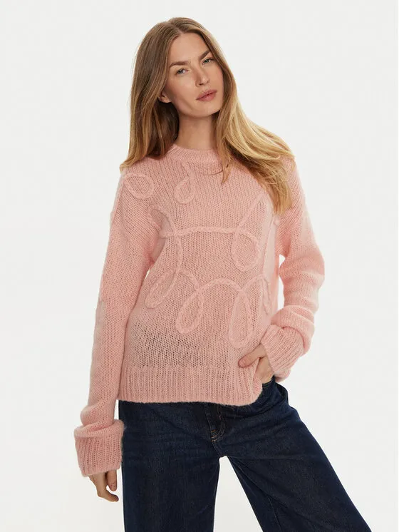 Munthe Πουλόβερ · Ροζ · Relaxed Fit