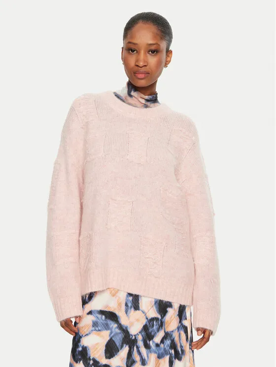 Munthe Πουλόβερ · Ροζ · Relaxed Fit
