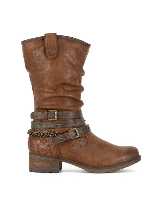 Μπότες · Καφέ · 4 cm