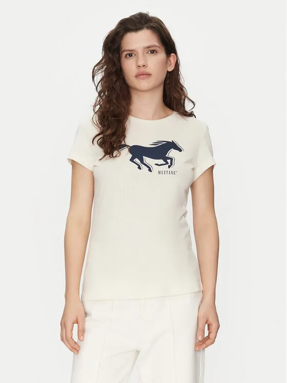 T-Shirt · Εκρού