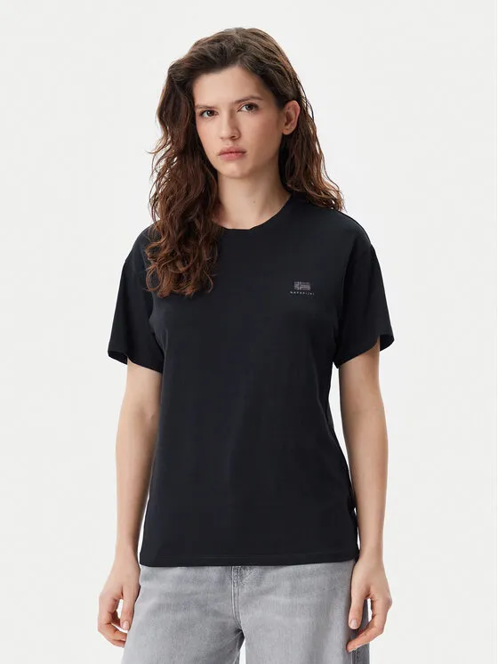 Napapijri T-Shirt · Μαύρο