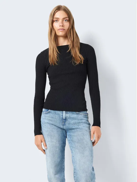 Noisy May Πουλόβερ · Μαύρο · Slim Fit