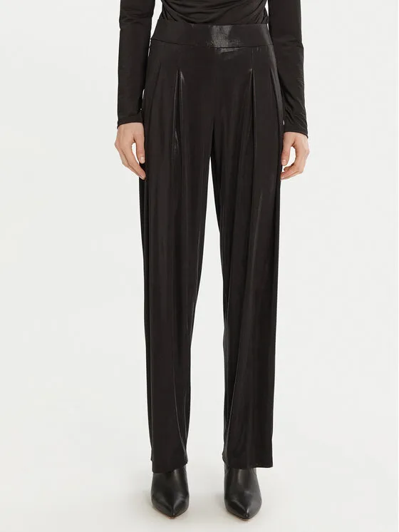 NORMA KAMALI Παντελόνι υφασμάτινο · Μαύρο · Slim Fit