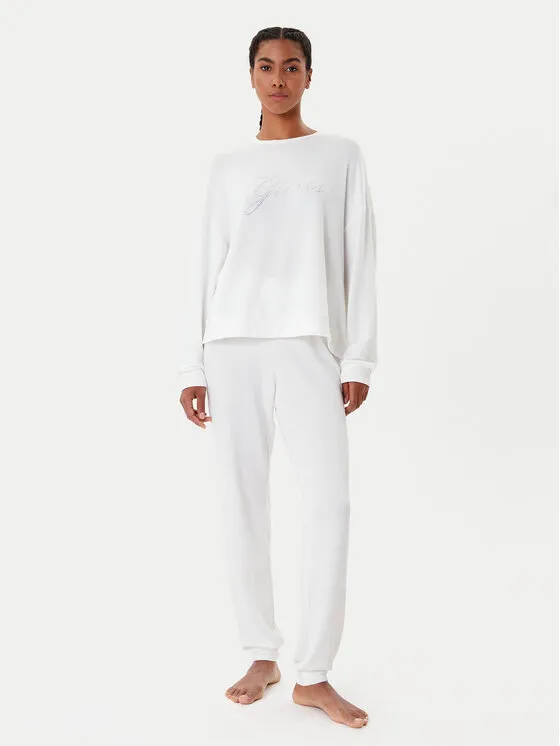 Φόρμα O5BX21 K3352 Λευκό Regular Fit