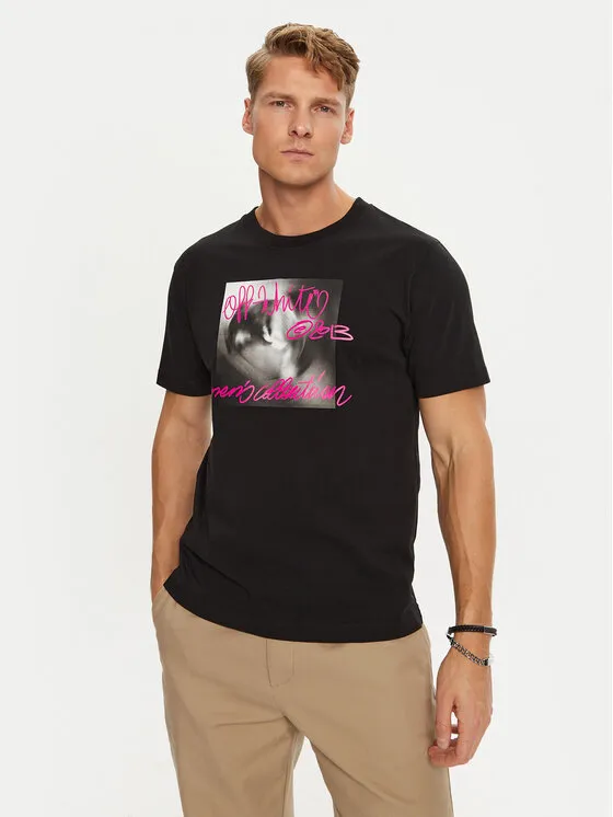 Off-White T-Shirt · Μαύρο