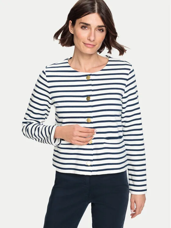 Olsen Ζακέτα · Λευκό · Regular Fit