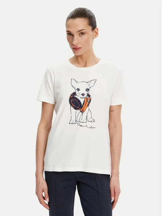 Olsen T-Shirt · Λευκό