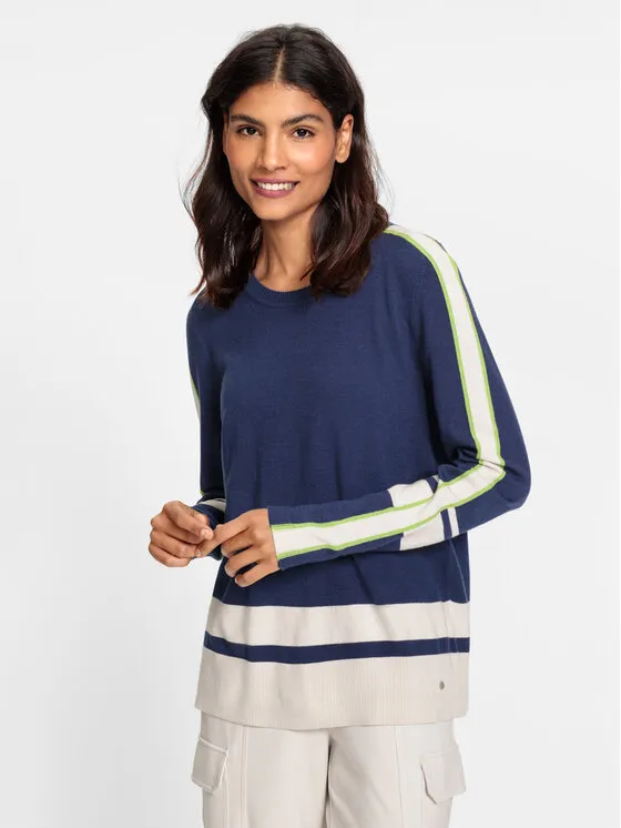 Olsen Πουλόβερ · Σκούρο μπλε · Regular Fit