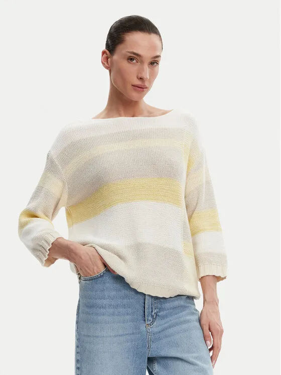Olsen Πουλόβερ · Μπεζ · Regular Fit
