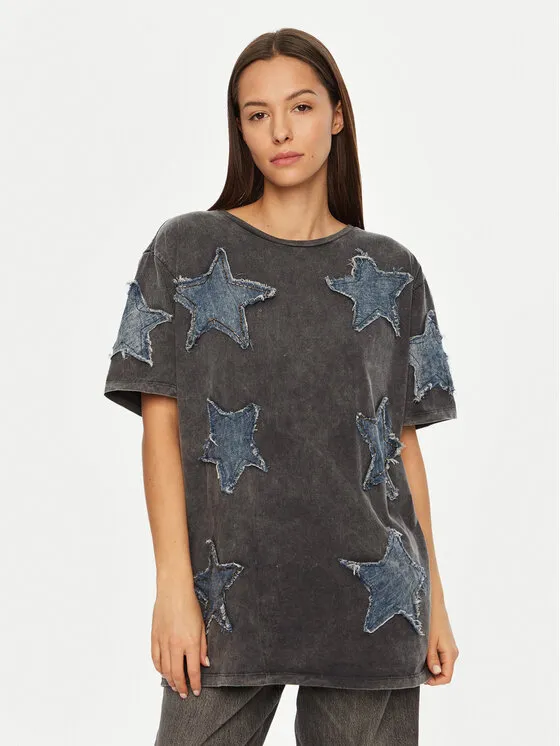One Teaspoon T-Shirt · Γκρι