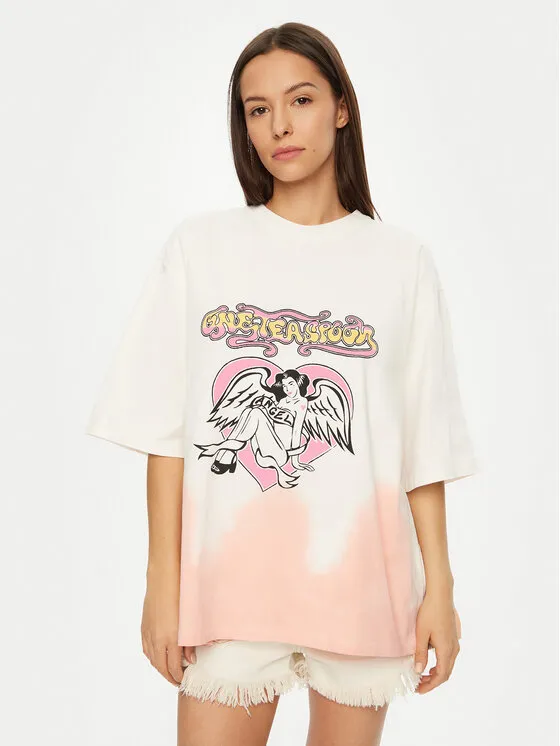 One Teaspoon T-Shirt · Εκρού