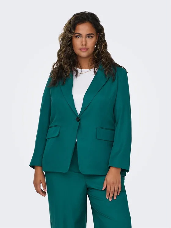 ONLY Carmakoma Σακάκι · Πράσινο · Regular Fit