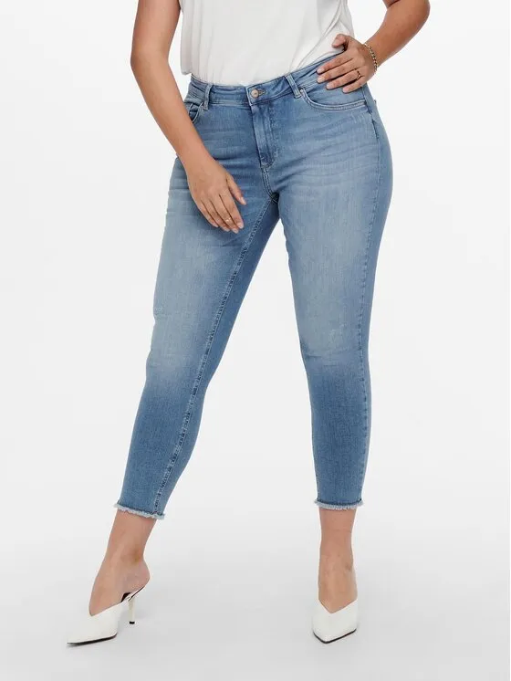 ONLY Carmakoma Τζιν · Μπλε · Skinny Fit
