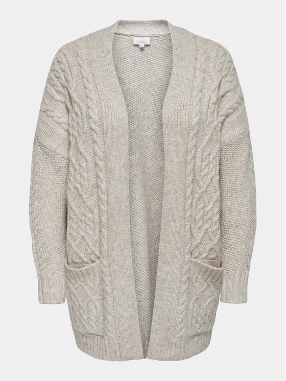 ONLY Carmakoma Ζακέτα · Γκρι · Regular Fit