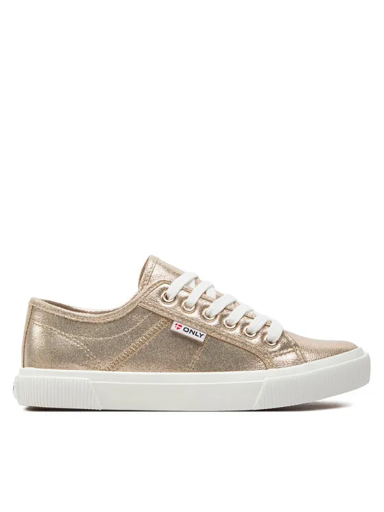 ONLY Shoes Πάνινα παπούτσια · Χρυσό