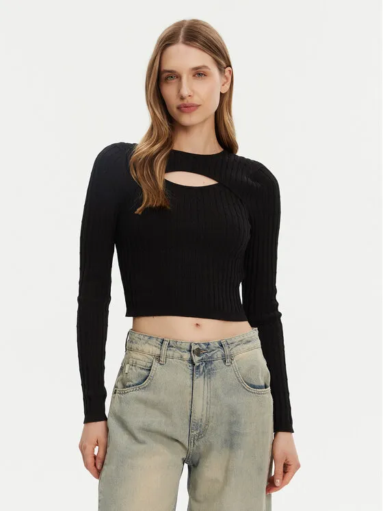 Πουλόβερ · Μαύρο · Regular Fit