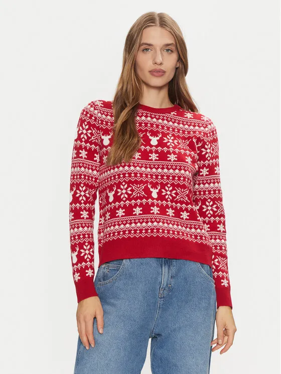 Πουλόβερ · Κόκκινο · Regular Fit