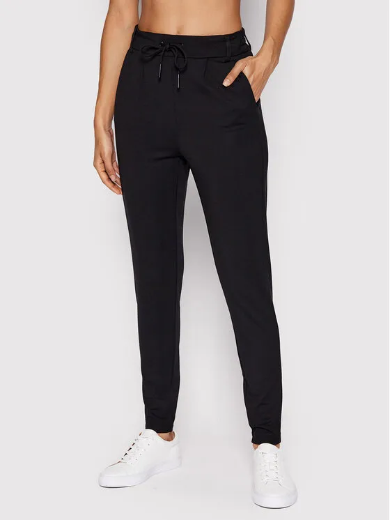 Παντελόνι υφασμάτινο · Μαύρο · Regular Fit