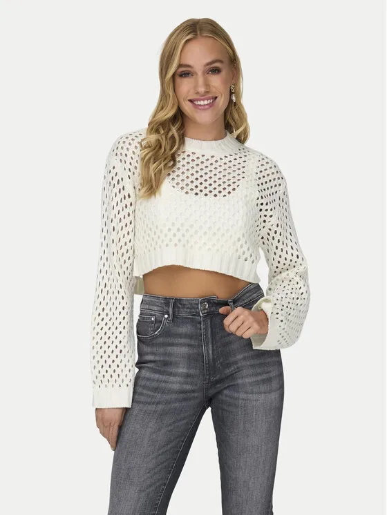 Πουλόβερ · Εκρού · Regular Fit