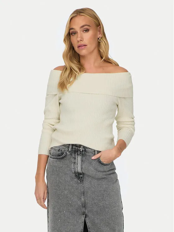 Πουλόβερ · Εκρού · Regular Fit