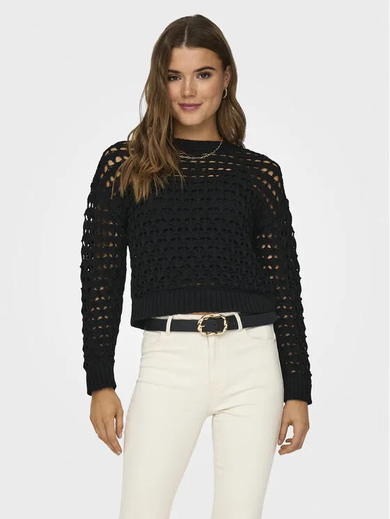 Πουλόβερ · Μαύρο · Regular Fit