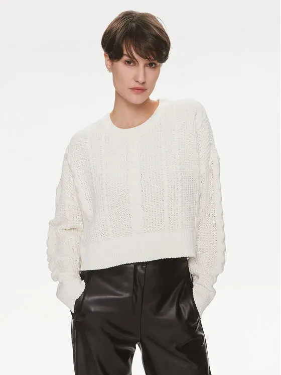 Πουλόβερ · Λευκό · Regular Fit