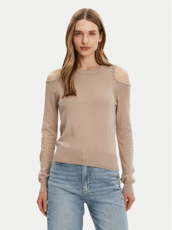 Πουλόβερ · Μπεζ · Regular Fit