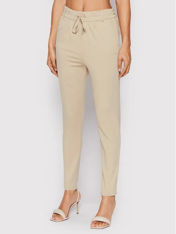 Παντελόνι υφασμάτινο · Μπεζ · Slim Fit