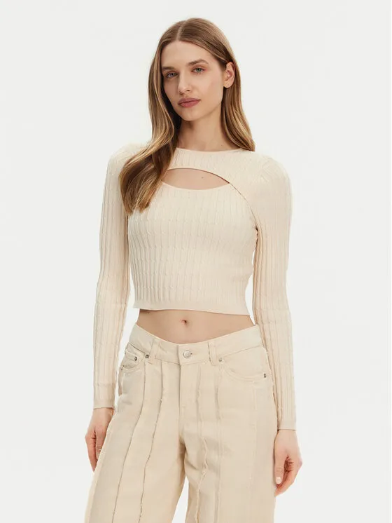 Πουλόβερ · Μπεζ · Regular Fit
