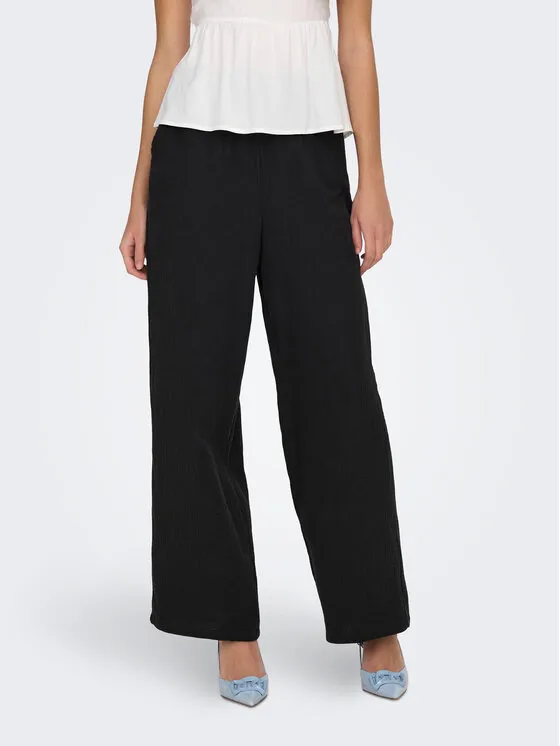 Παντελόνι υφασμάτινο · Μαύρο · Regular Fit