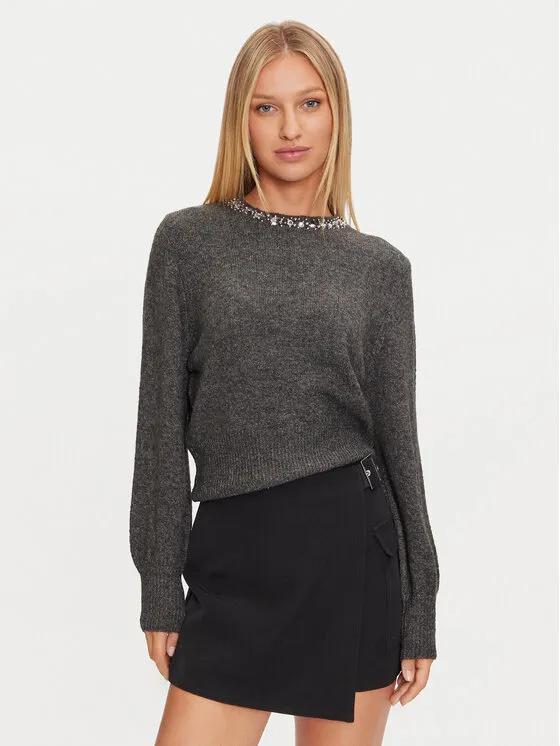 Πουλόβερ · Γκρι · Regular Fit