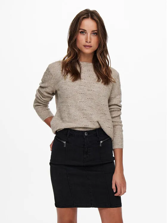 Πουλόβερ · Μπεζ · Regular Fit